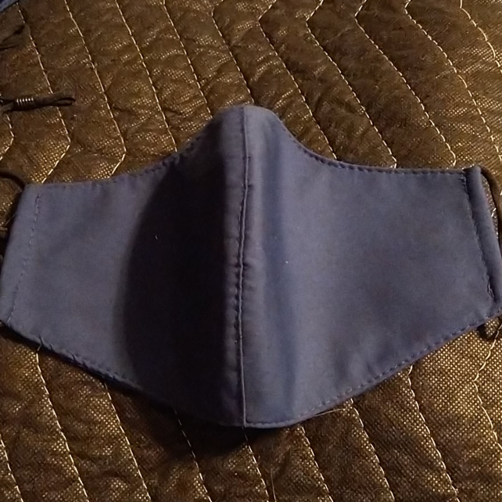 Navy blue mask